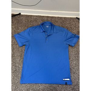 Ogio Blue Polo Golf Shirt Men's Size XL Short Sleeve Lightweight‎ Embroidered